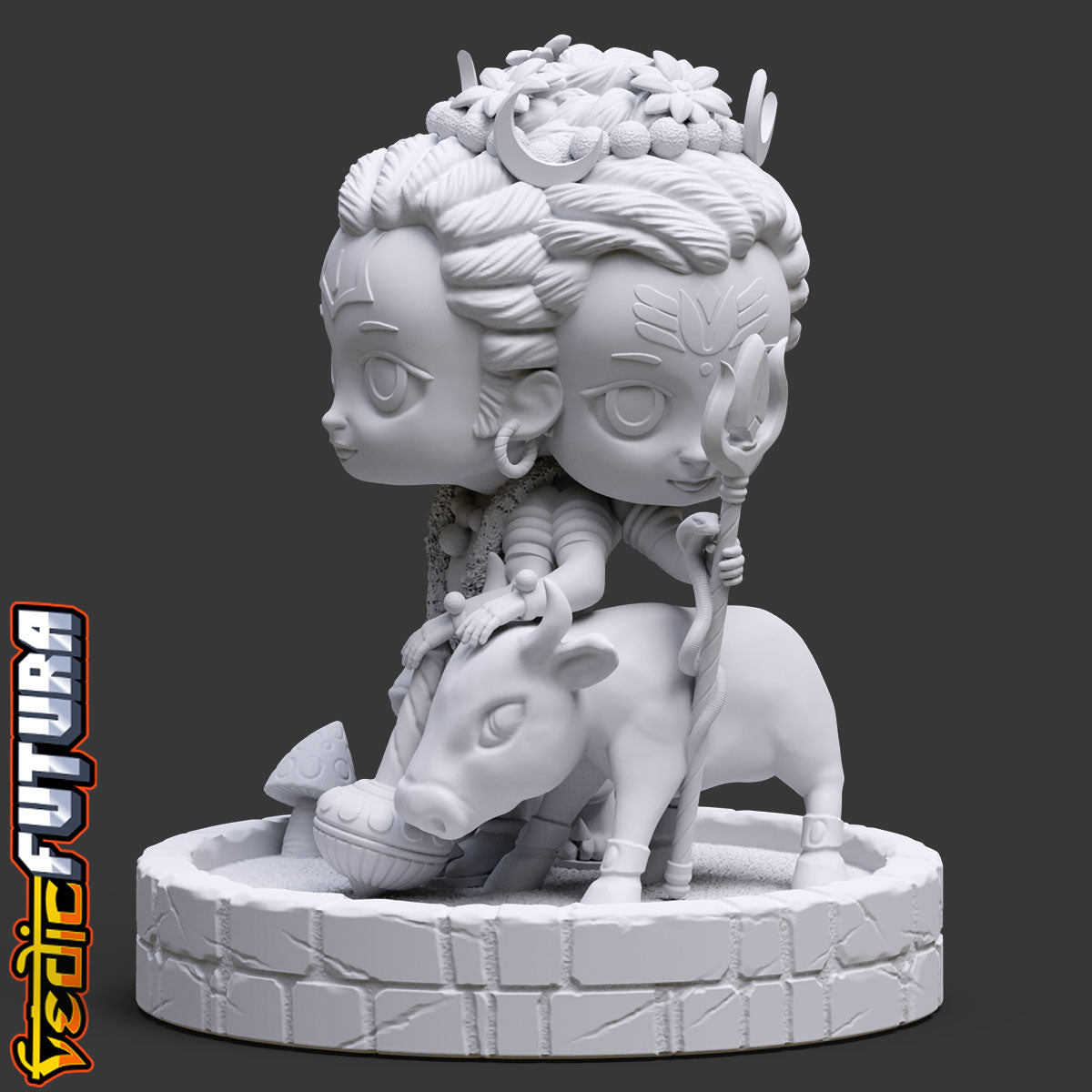 Chibi Dattatreya: The Divine Yogi of the Trimurti
