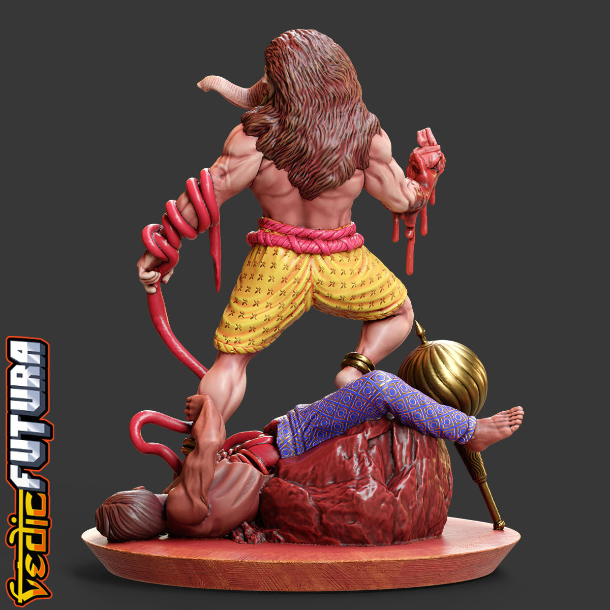 Lord Ganesha as Narasimha: Conqueror of Evil